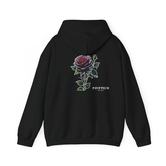 Unisex Black Rose Hoodie