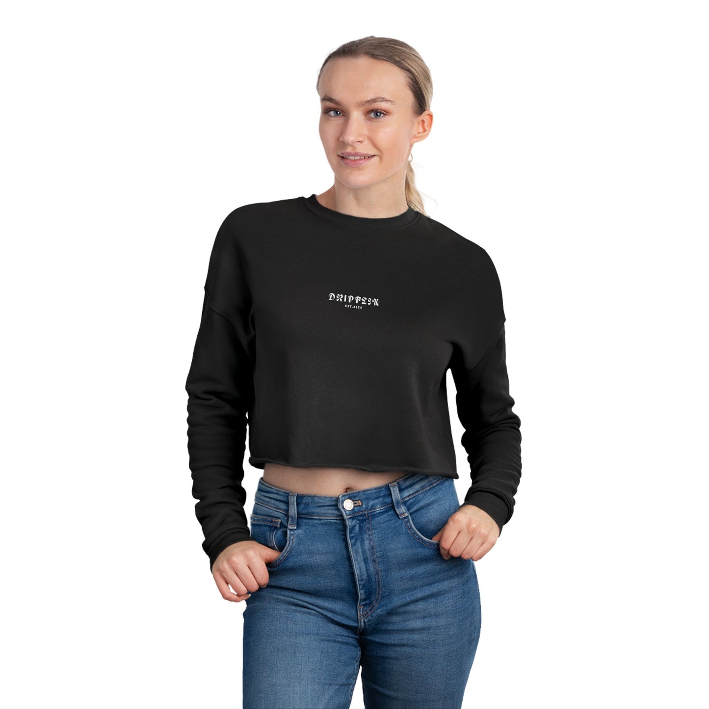 Women's Cropped Sweatshirt ROSE
