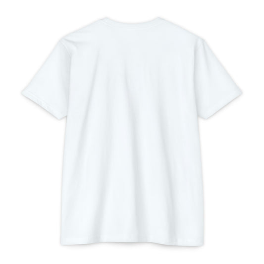 Unisex White Pink Drip Logo T-shirt