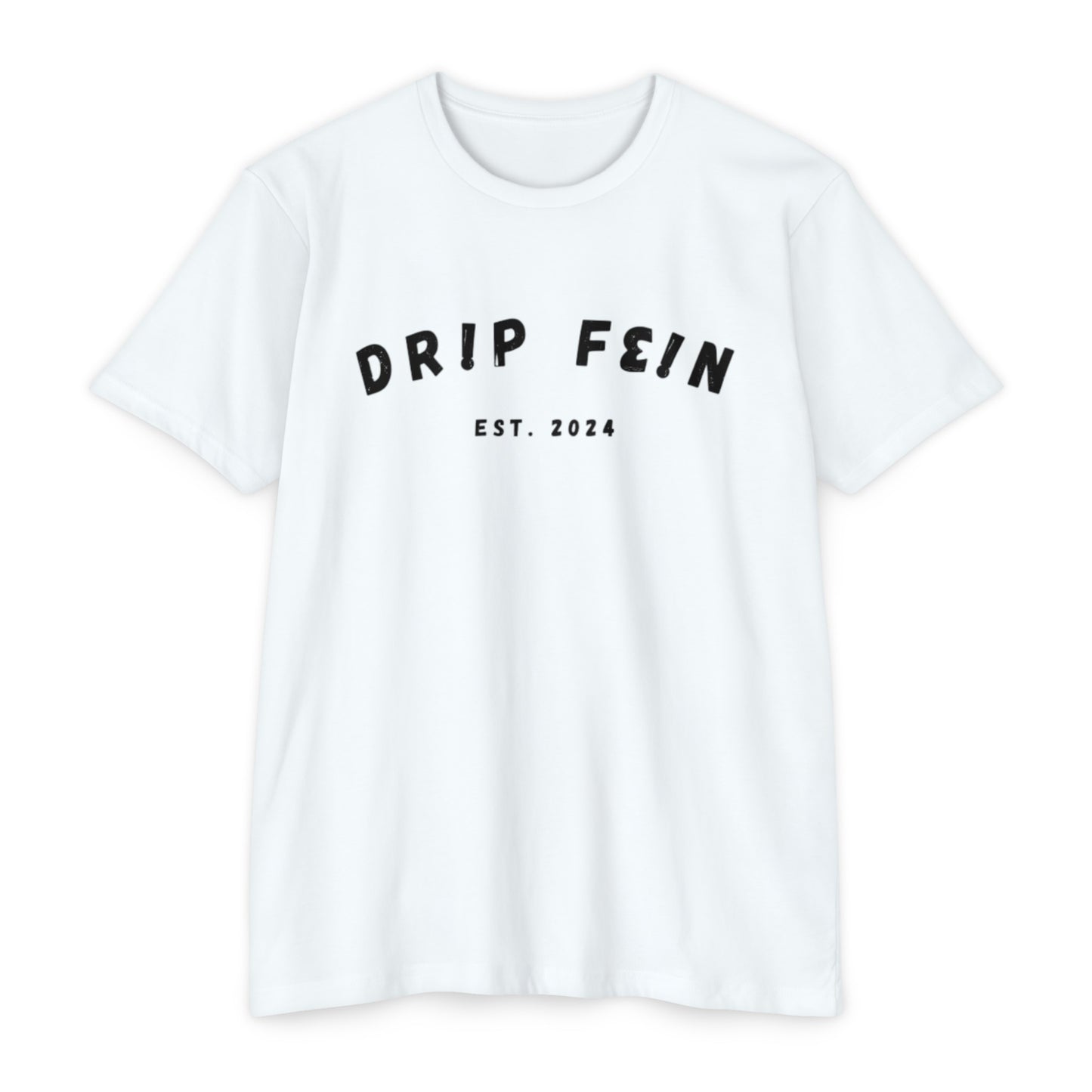 Unisex White Black Fein Logo T-shirt