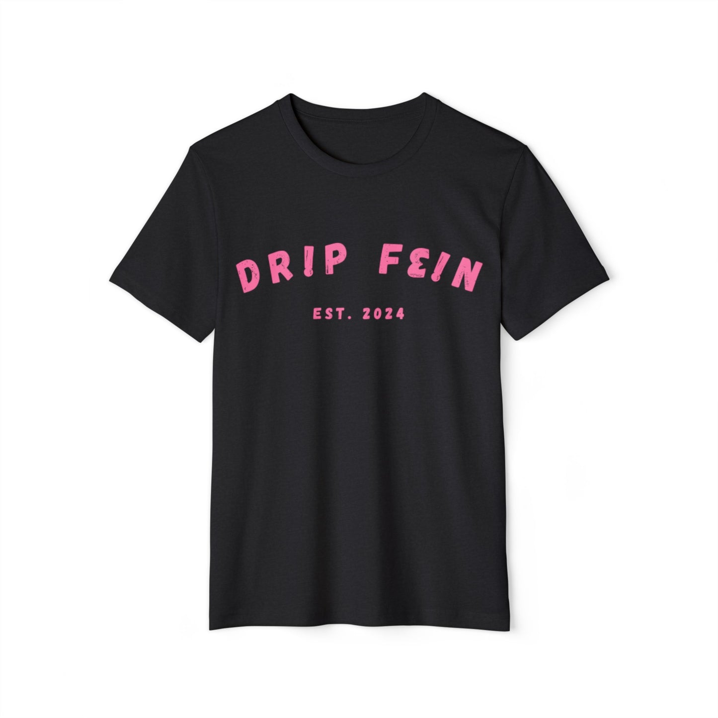 Unisex Recycled Organic FE!N Pink Logo T-Shirt