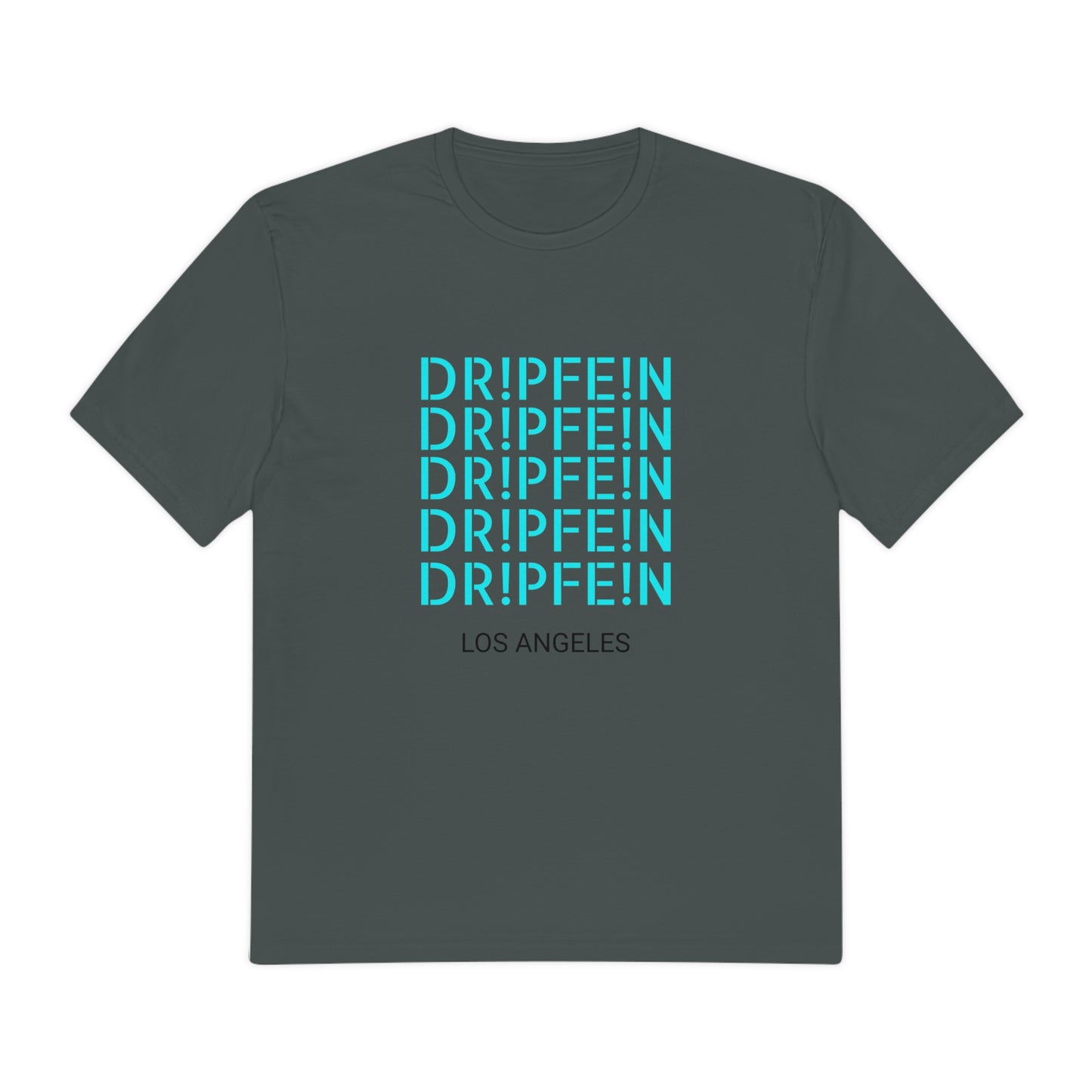 DR!PFE!N Logo Aqua Stacked Design T-Shirts