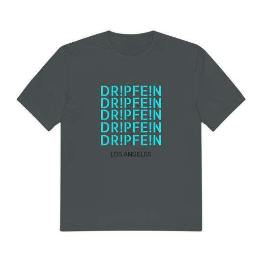 DR!PFE!N Logo Aqua Stacked Design T-Shirts